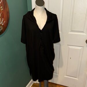 GREASE‎ Black Button-Up  3X Dress